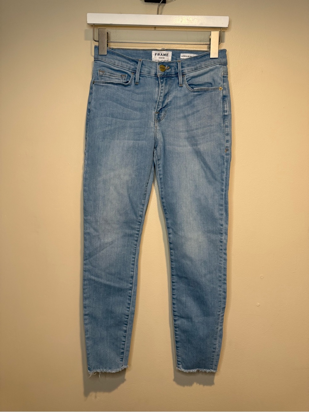 Frame Le Skinny De Jeanne Crop Jerome Wash - Picture 1 of 11